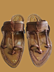 Picture of Superior Quality Kolhapuri Leather Chappals with 13 Strips Special Design in Sole